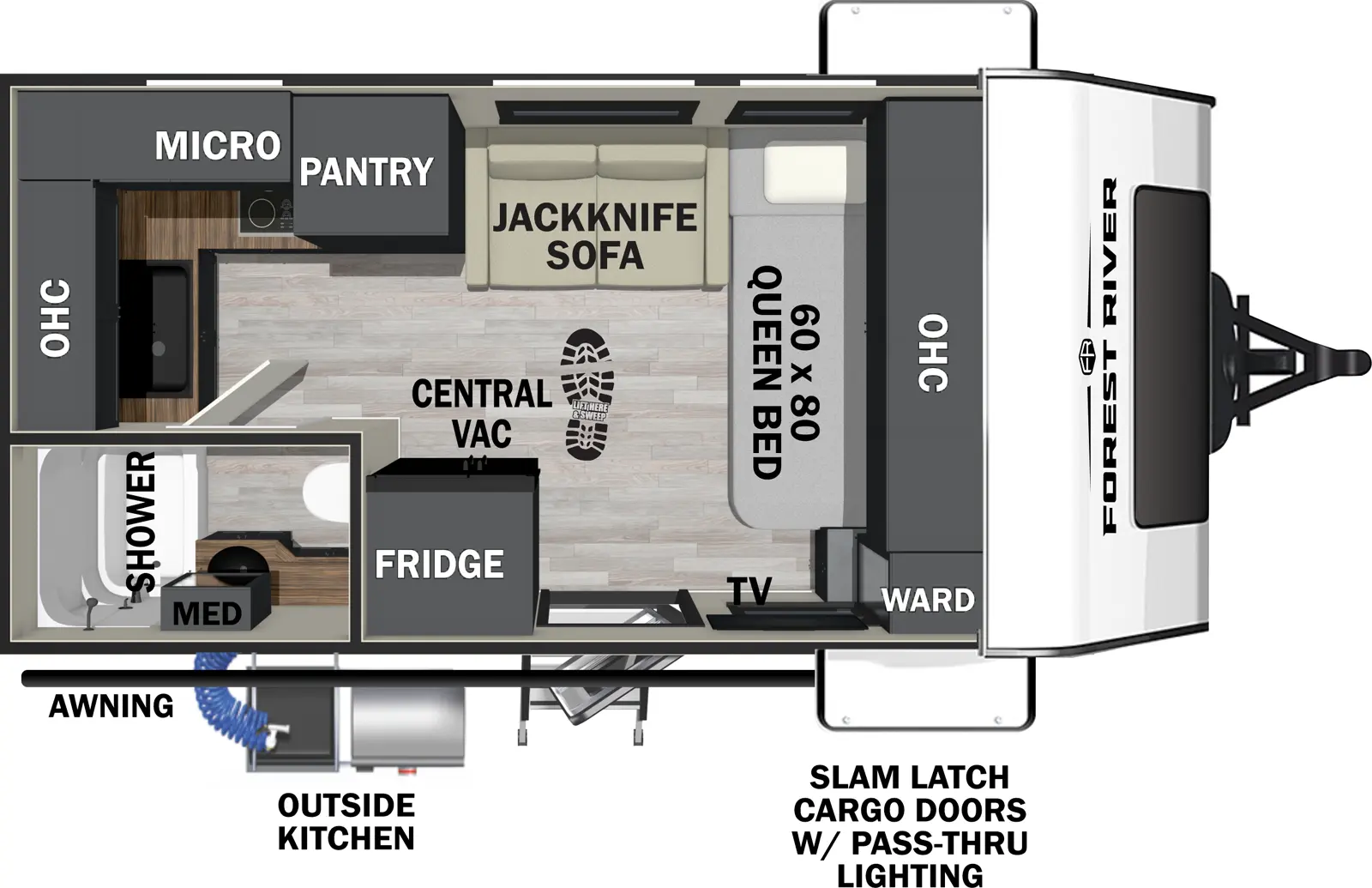 Ibex 16MRJ Floorplan